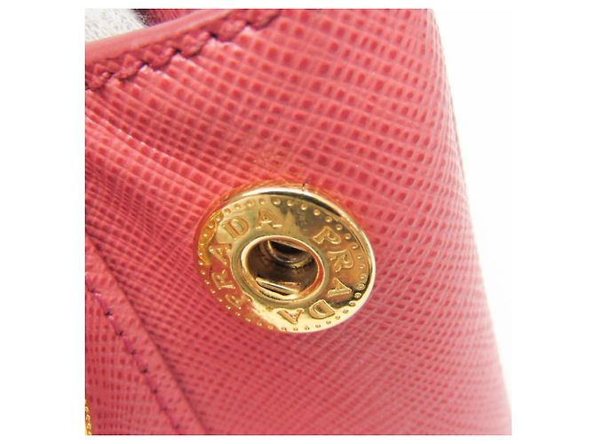 Borsa a mano da donna Prada Saffiano Galleria BN2316 Rosa - vista 10
