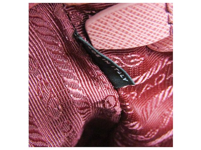 Borsa a mano da donna Prada Saffiano Galleria BN2316 Rosa - vista 16