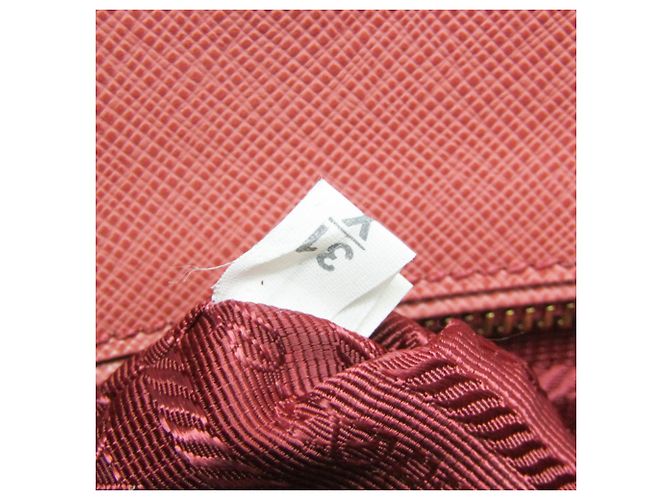 Borsa a mano da donna Prada Saffiano Galleria BN2316 Rosa - vista 17