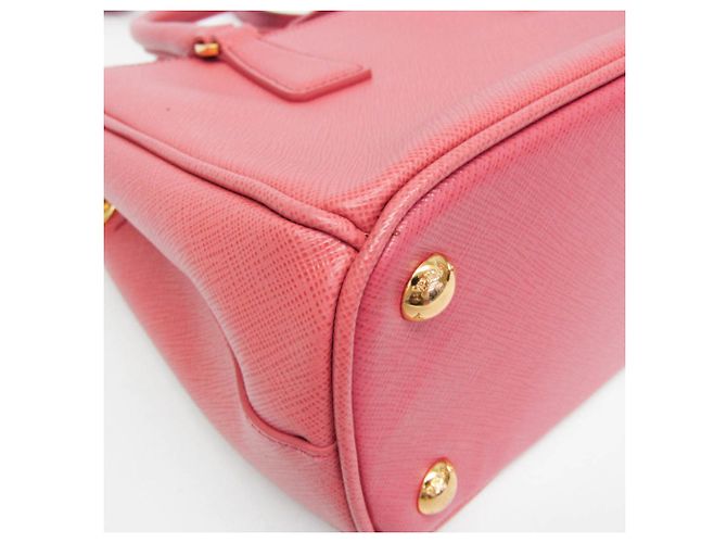 Borsa a mano da donna Prada Saffiano Galleria BN2316 Rosa - vista 5