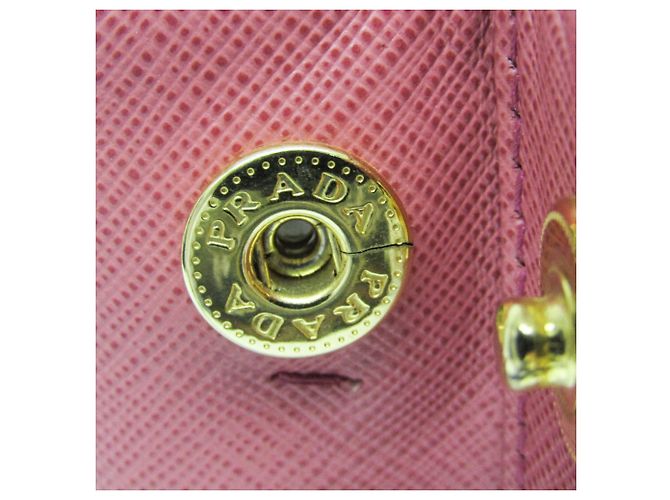 Borsa a mano da donna Prada Saffiano Galleria BN2316 Rosa - vista 9