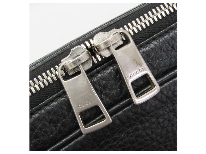 Valigetta in pelle da uomo Gucci Interlocking G Nero - vista 13