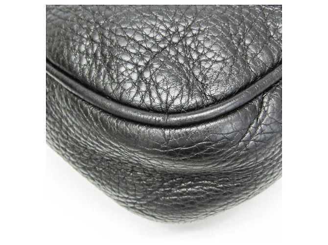 Valigetta in pelle da uomo Gucci Interlocking G Nero - vista 4