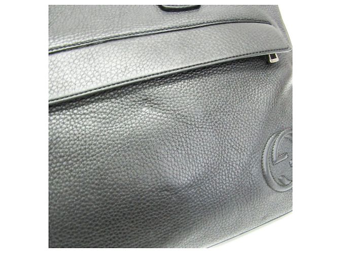 Valigetta in pelle da uomo Gucci Interlocking G Nero - vista 9
