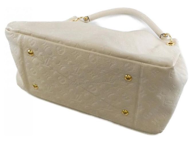 Borsa a spalla Louis Vuitton Monogram Empreinte Artsy MM M93449 Bianco - vista 2