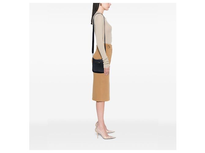 Hermès Black Clemence Evelyne 16 Amazone Nero - vista 5