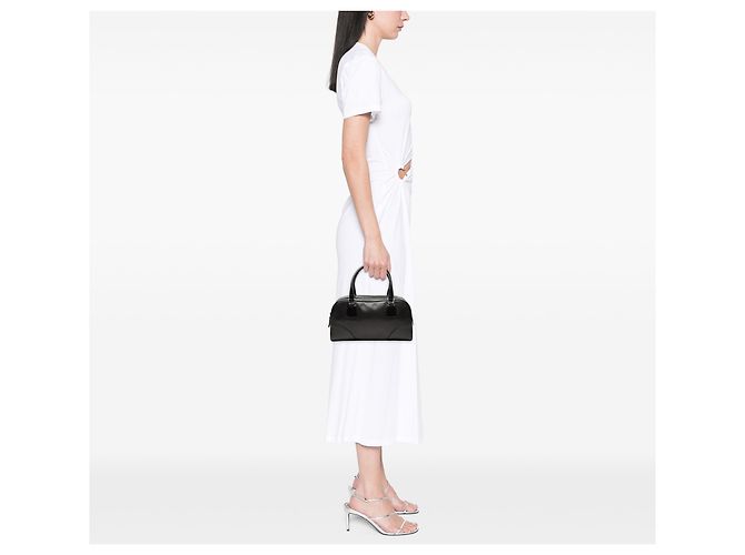 Bolso Bowling de piel de becerro suave negro Prada - vista 6
