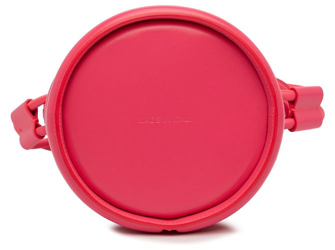 Borsa a secchiello The Soft Curve in pelle di vitello rosa Alexander McQueen - vista 3