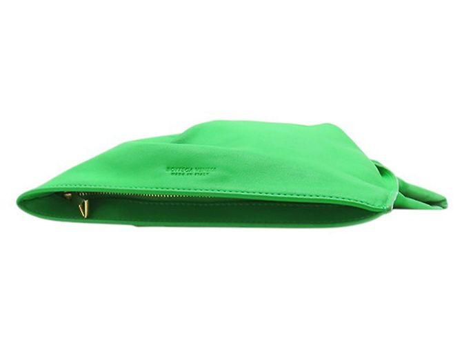 Borsa Bottega Veneta Green Mini Nappa The Twist Verde - vista 3