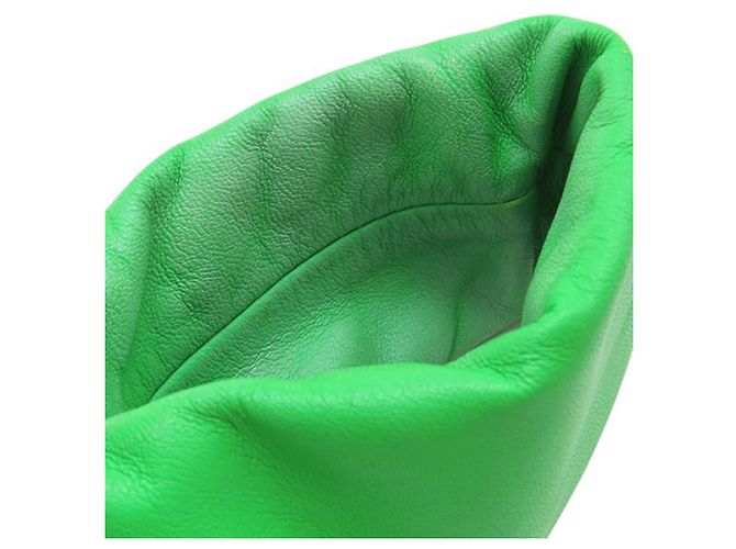 Borsa Bottega Veneta Green Mini Nappa The Twist Verde - vista 7