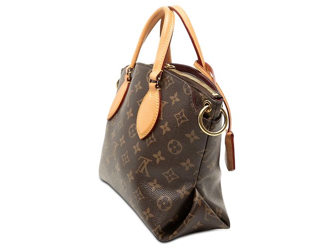 Tote PM Louis Vuitton Marrone Monogram Flower con zip - vista 2