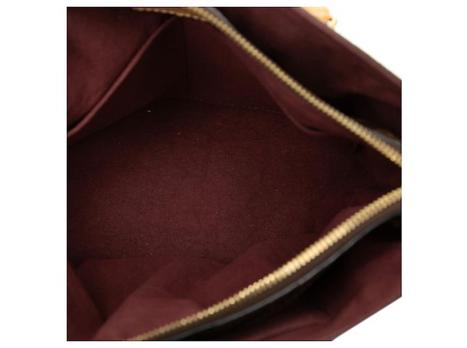 Tote PM Louis Vuitton Marrone Monogram Flower con zip - vista 4