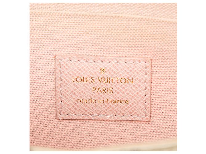 Pochette Félicie Louis Vuitton Pochette Felicie in Damier Azur bianco - vista 5