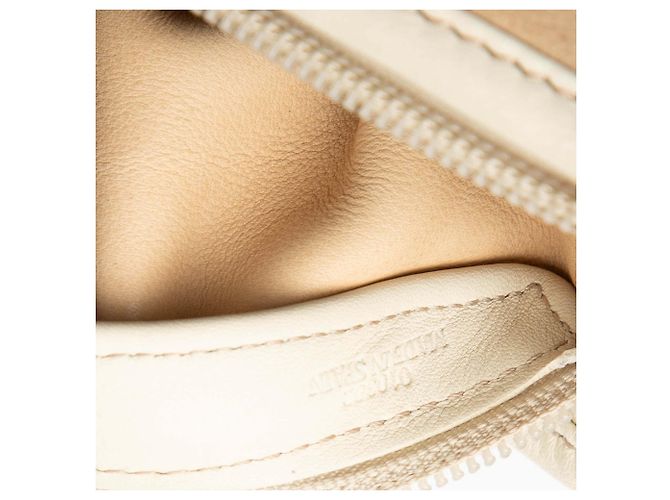 Borsa a tracolla LOEWE in scamosciato marrone Anagram Beige - vista 7