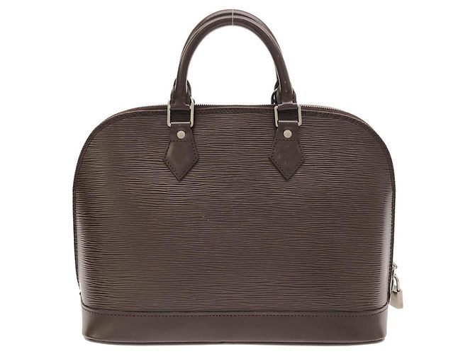 Borsa Louis Vuitton Epi Alma PM Marrone - vista 2