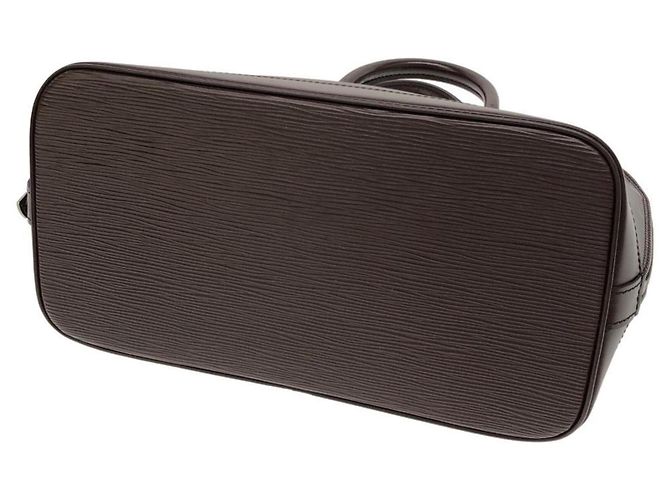 Borsa Louis Vuitton Epi Alma PM Marrone - vista 3