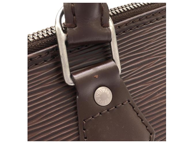 Borsa Louis Vuitton Epi Alma PM Marrone - vista 6