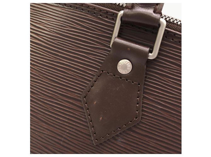 Borsa Louis Vuitton Epi Alma PM Marrone - vista 7
