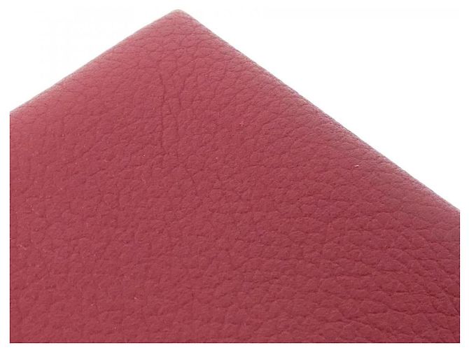 Hermès Tarjetero Hermes Calvi 064954CK Roja - vista 5