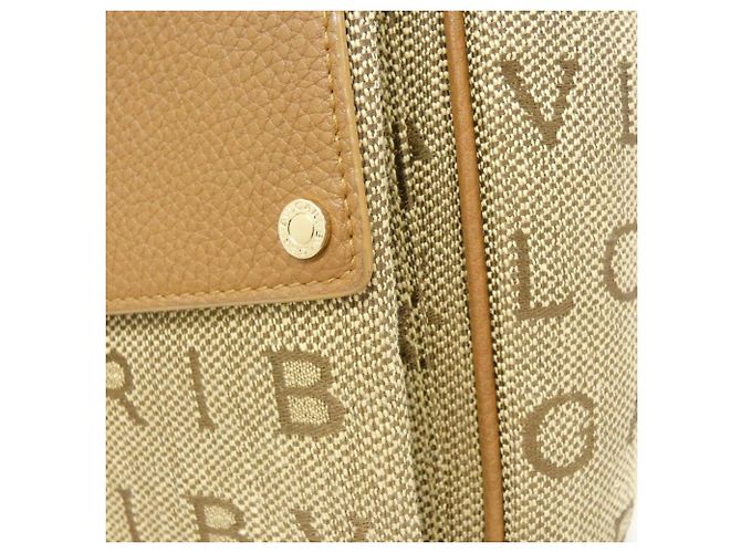 Bulgari Vintage Handtasche Bvlgari Braun Beige - Ansicht 4