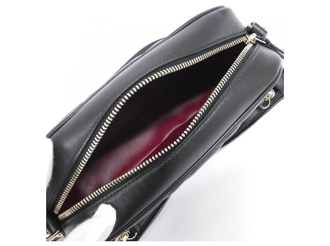Borsa a Spalla Gucci GG Marmont 798715 AADPJ Nero - vista 7