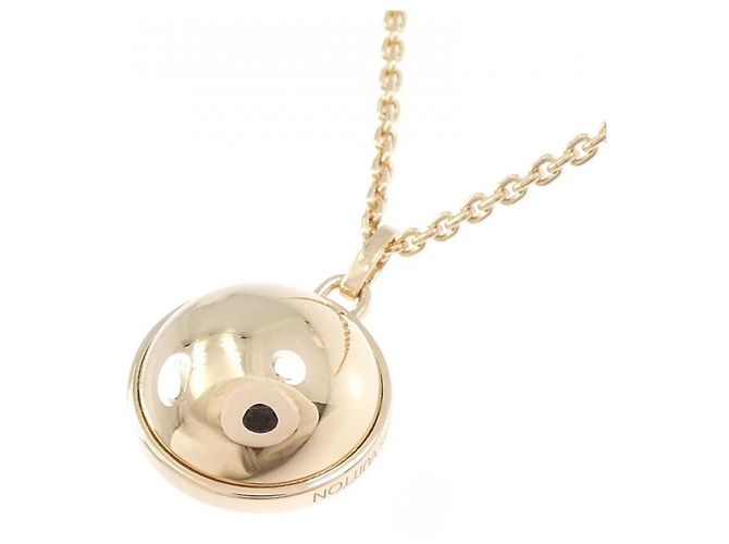 Pendente PM B Blossom Louis Vuitton D'oro - vista 4