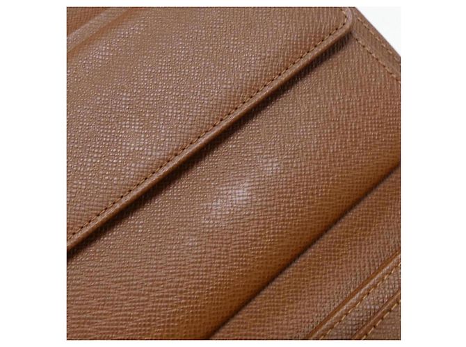 Louis Vuitton Monogram Portefeuille Tresor Etui Papier Wallet Marrone - vista 5