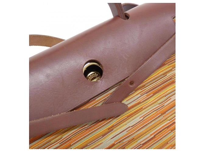 Hermès Hermes Herbag PM Handtasche Braun - Ansicht 4