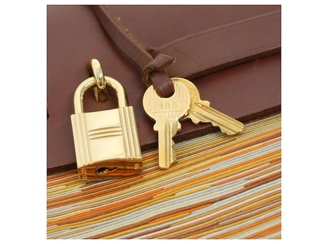 Hermès Hermes Herbag PM Handtasche Braun - Ansicht 7