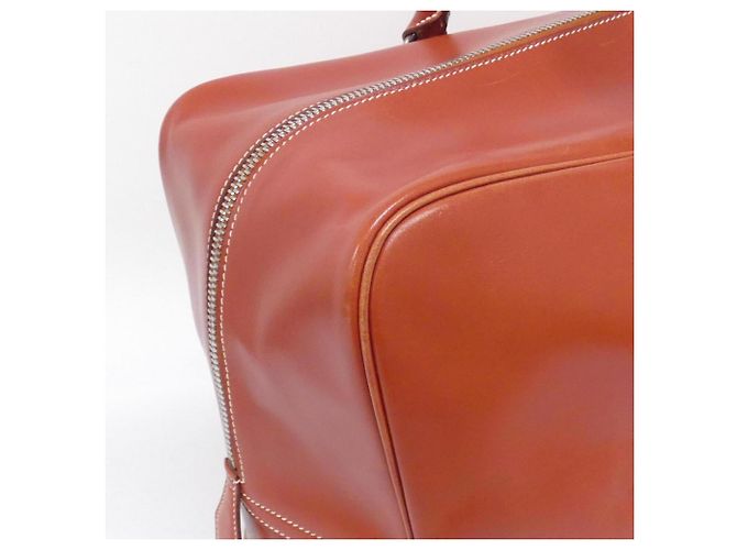 Hermès Bolso Boston Hermes Plume 45cm Naranja - vista 5