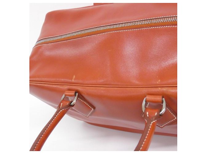 Hermès Bolso Boston Hermes Plume 45cm Naranja - vista 6