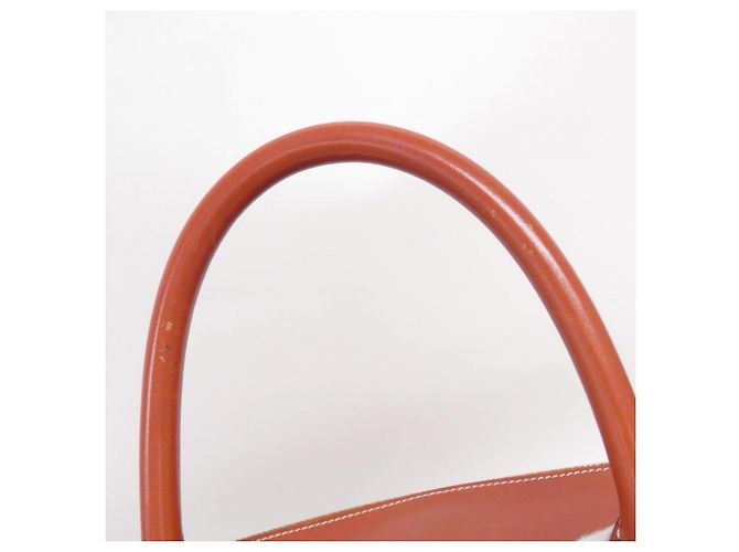 Hermès Bolso Boston Hermes Plume 45cm Naranja - vista 8