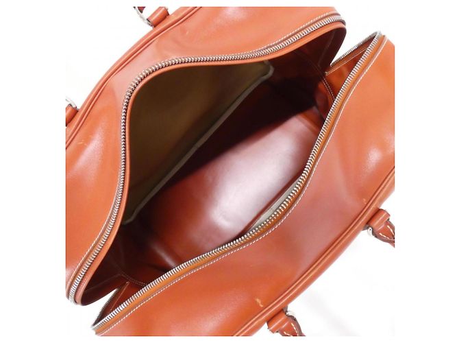 Hermès Bolso Boston Hermes Plume 45cm Naranja - vista 9
