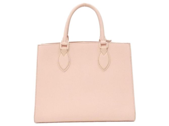 Borsa Louis Vuitton Lockme Tote PM Marrone Rosa - vista 2
