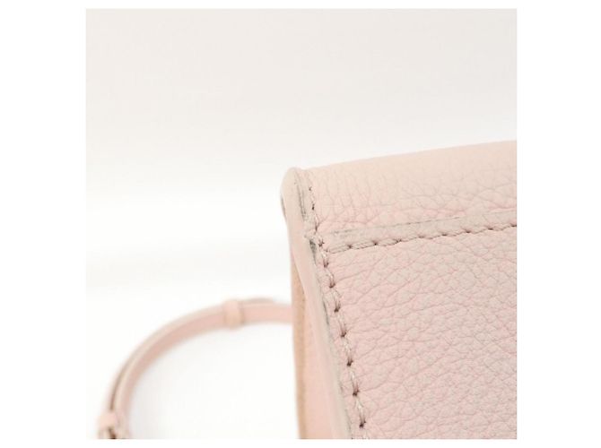Borsa Louis Vuitton Lockme Tote PM Marrone Rosa - vista 3