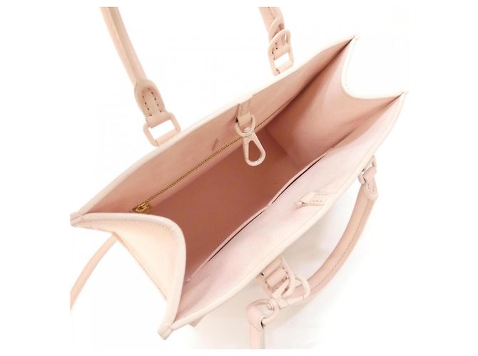 Borsa Louis Vuitton Lockme Tote PM Marrone Rosa - vista 9