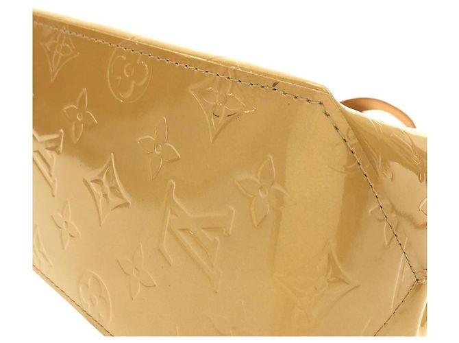 Borsa Louis Vuitton Vernis Lead PM M91334 Beige - vista 5