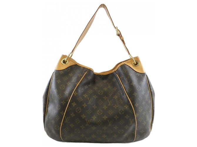 Borsa a Spalla Louis Vuitton Monogram Galliera GM Marrone - vista 2