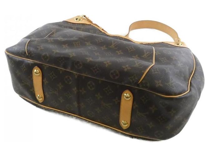 Borsa a Spalla Louis Vuitton Monogram Galliera GM Marrone - vista 3
