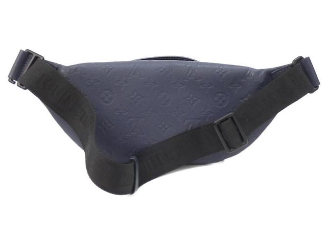 Borsa a Spalla Louis Vuitton Monogram Shadow Rush Nero Blu Blu navy - vista 2
