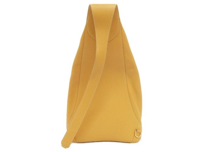 Loewe Yellow Leather Shoulder Bag - view 2