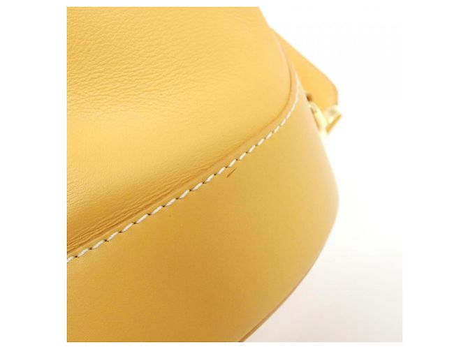 Loewe Yellow Leather Shoulder Bag - view 4