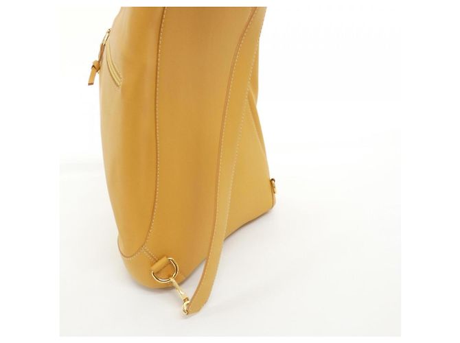 Loewe Yellow Leather Shoulder Bag - view 8