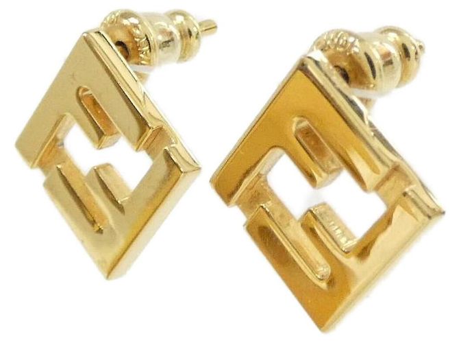 Orecchini Fendi 8AK320 B08 Gold Stud D'oro - vista 2