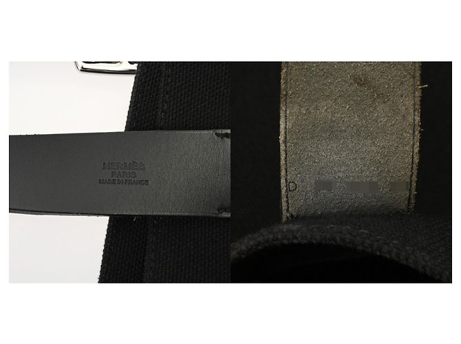 Hermès HERMES Etrivière Shopping Tote Nero - vista 11