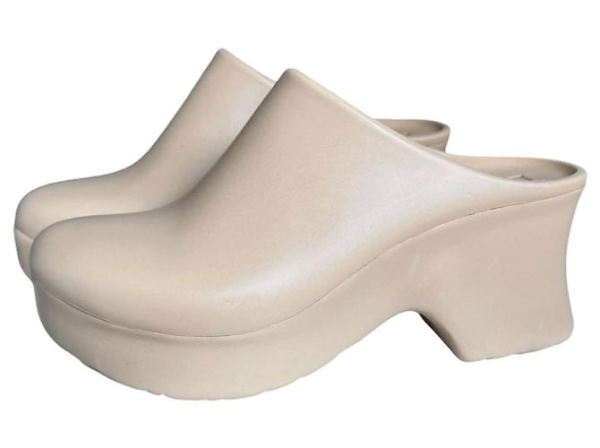 Loewe Rubber Platform Clogs Beige - view 4