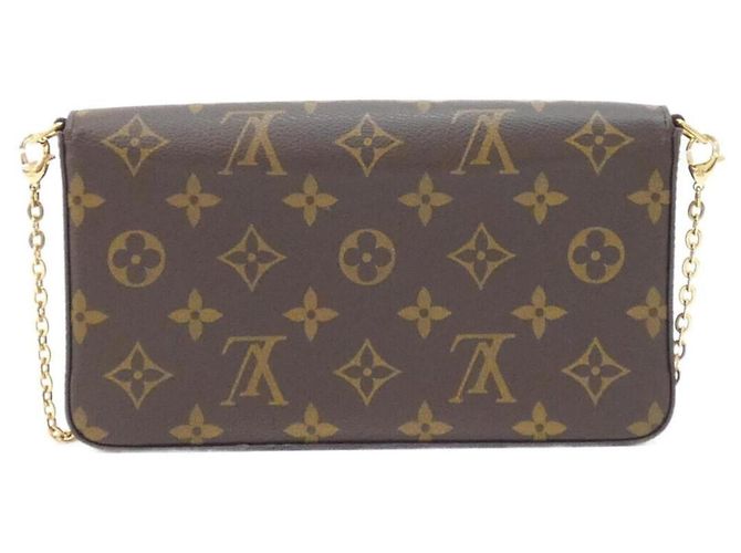 Louis Vuitton Monogram Pochette Felicie Marrone Monogramma - vista 2