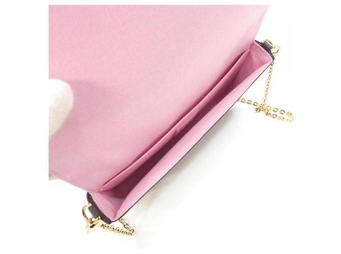 Louis Vuitton Monogram Pochette Felicie Marrone Monogramma - vista 9