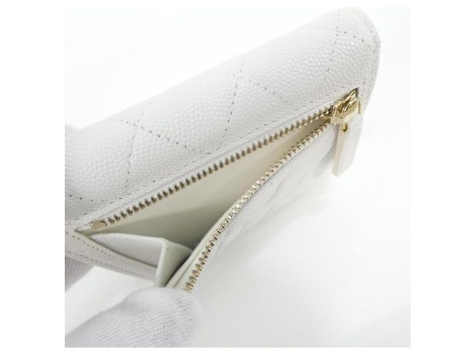 Cartera Chanel Timeless Classic Line AP0231 Blanco - vista 4
