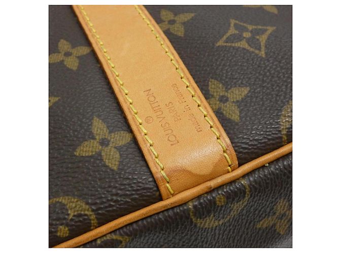 Borsa Boston Louis Vuitton Monogram Keepall Bandoulière 55cm Marrone Monogramma - vista 3
